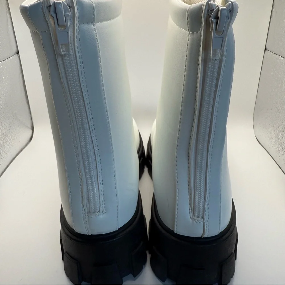 White Platform Boots